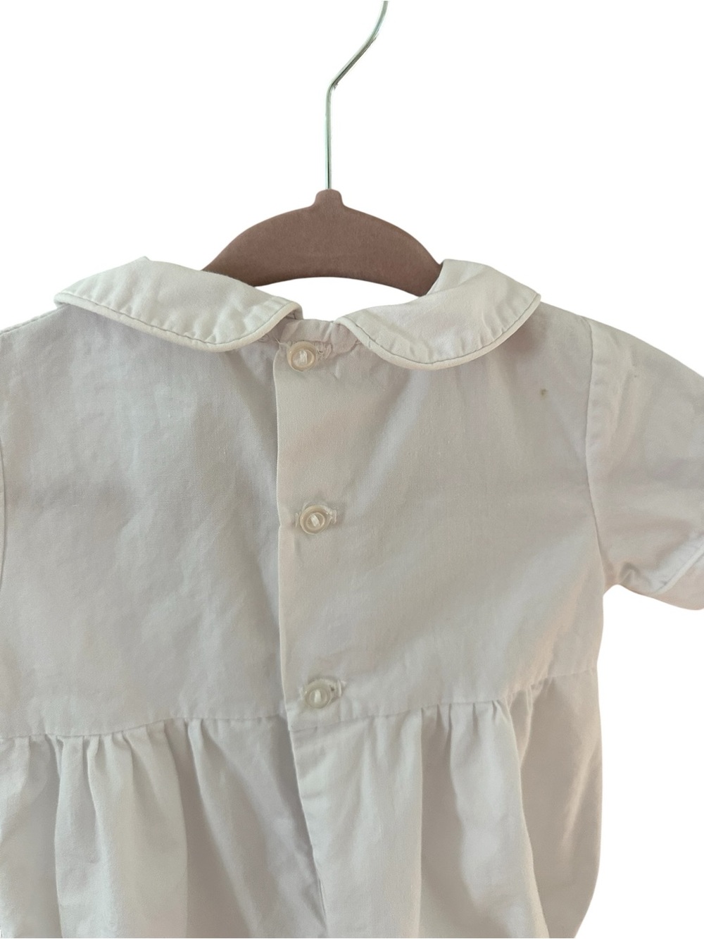 Vintage Alexis Baby White Bubble Romper, 3 months - Picture 6 of 8